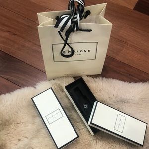 Jo Malone gift bag and 2 empty boxes